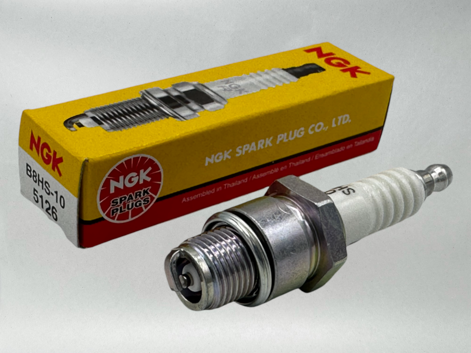NGK Genuine OEM Authentic NGK Spark Plugs 2 Pack B8HS-10-2PACK 2