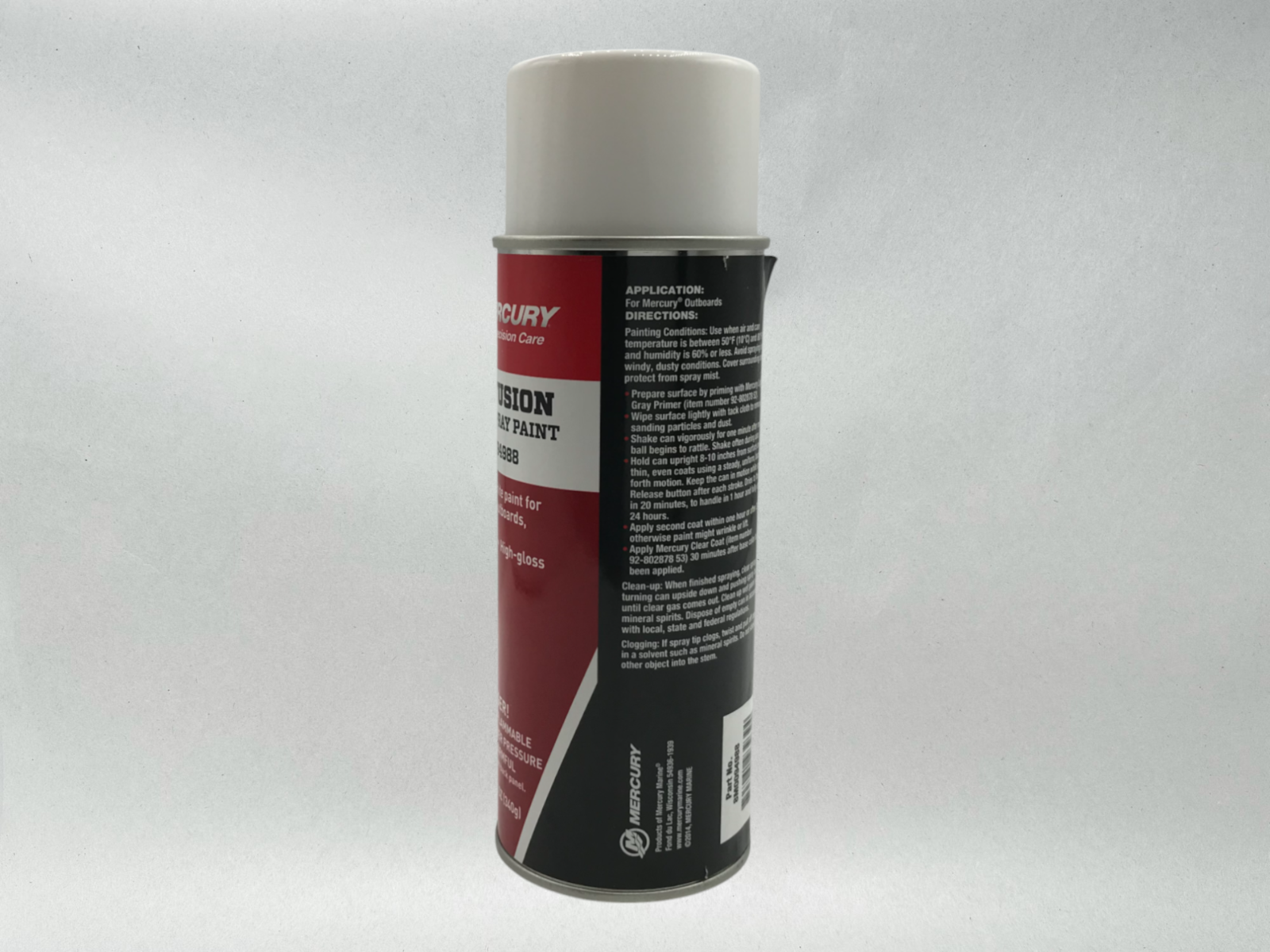 Mercury OEM Authentic VERADO Spray Can Paint Aerosol Cold Fusion WHITE 8M0094988