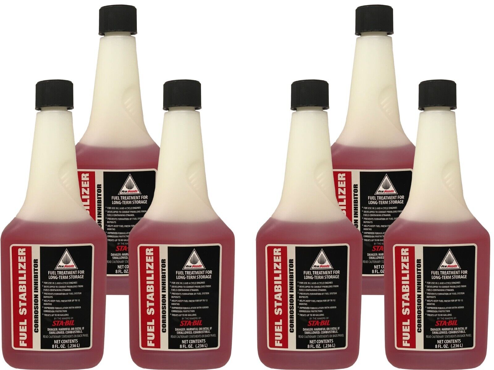 Honda Genuine OEM Fuel Stabilizer & Corrosion Inhibitor 08732-0800 - 6 Pack