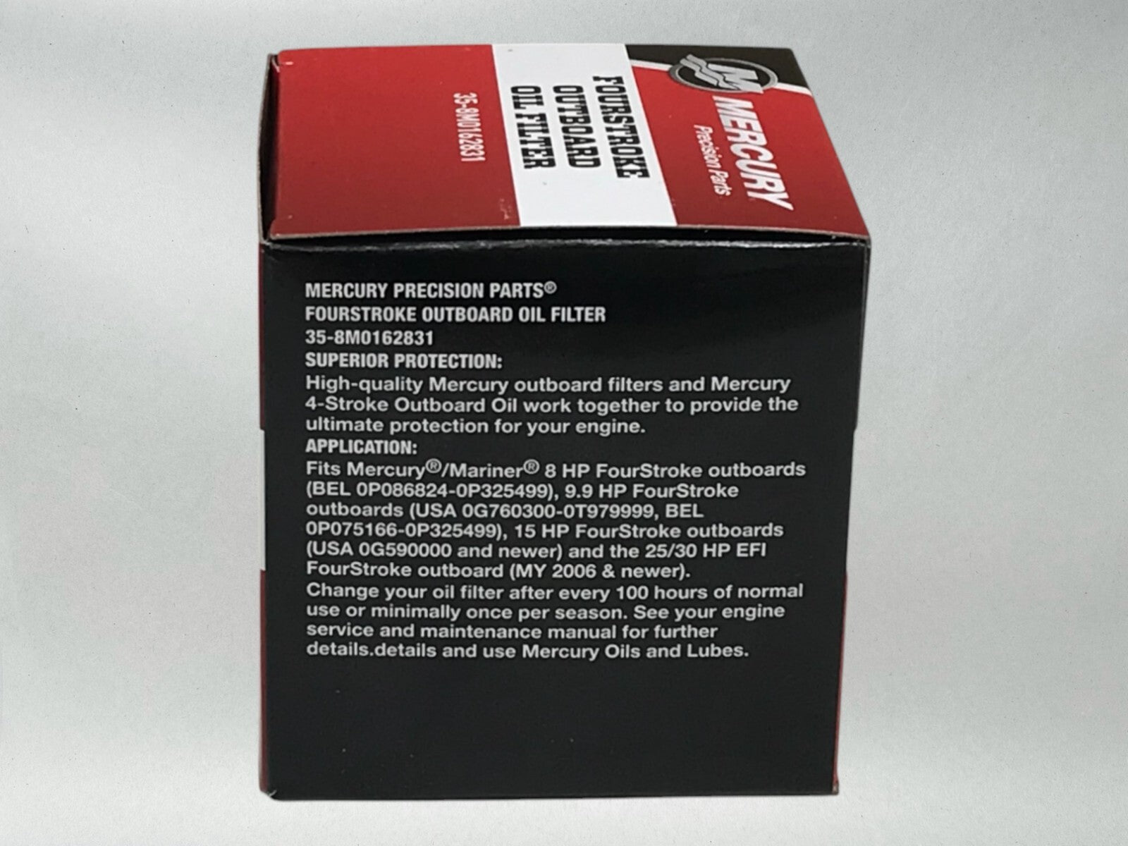 Mercury Genuine OEM Authentic Oil Filters 35-8M0162831 4 Pack