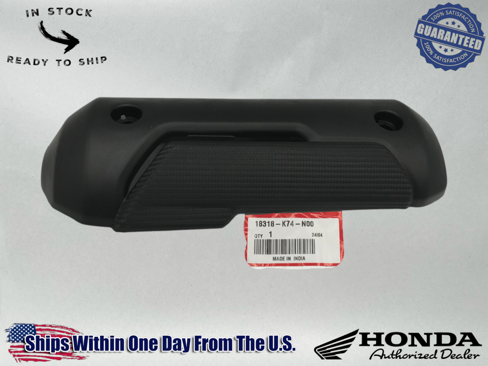 Honda Genuine OEM Muffler Protector Guard 22-24 NAVI NVA110B 18318-K74-N00