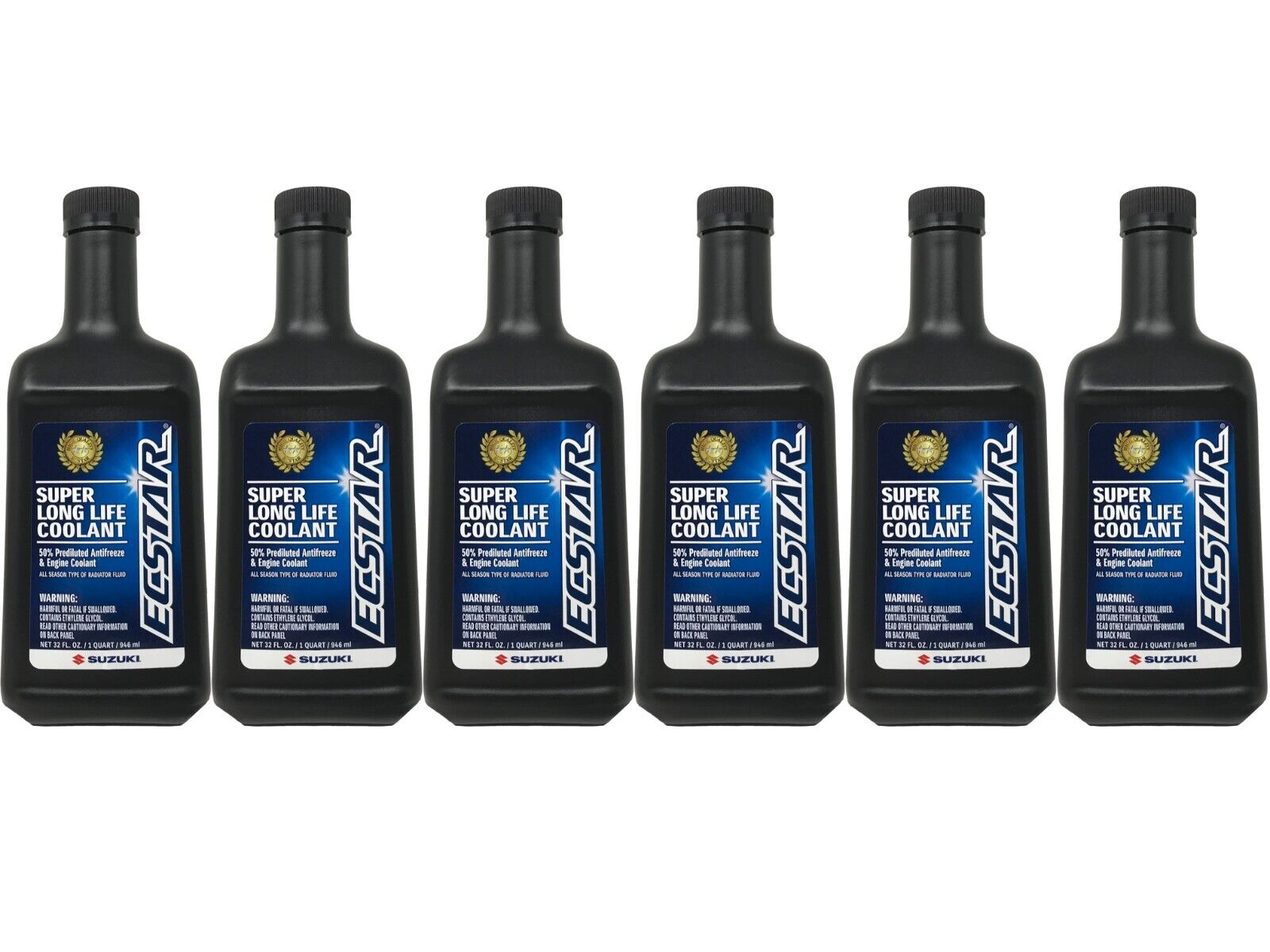 Suzuki Genuine OEM Ecstar Super Long Life Coolant 990A0-02E00-01Q - 6 Pack