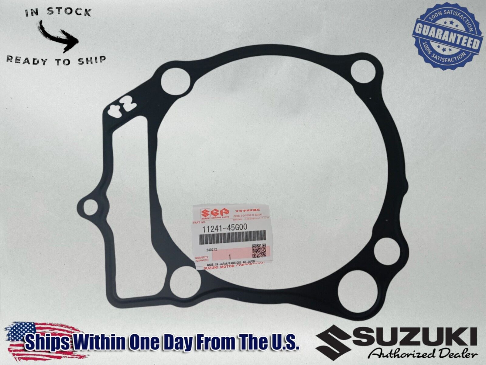 Suzuki OEM 2006 - 2009 Ltr450 Lt-R450 450Z Cylinder Base Gasket 11241-45G00
