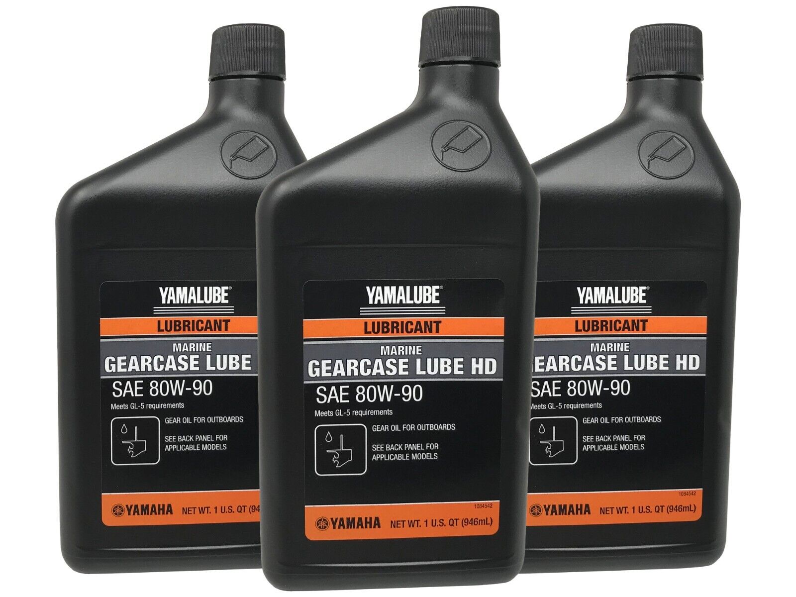 Yamaha Genuine OEM Gearcase Lube HD ACC-GLUBE-HD-QT - 3 Pack