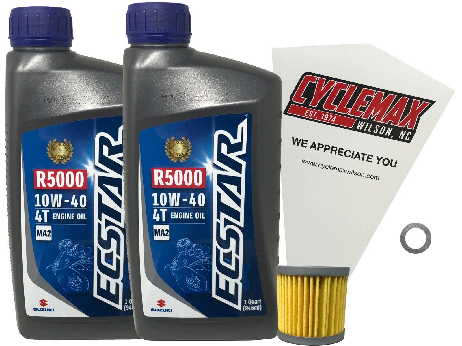 Cyclemax Genuine 2018-2022 Suzuki DR-Z400 DRZ400 Oil Change Kit