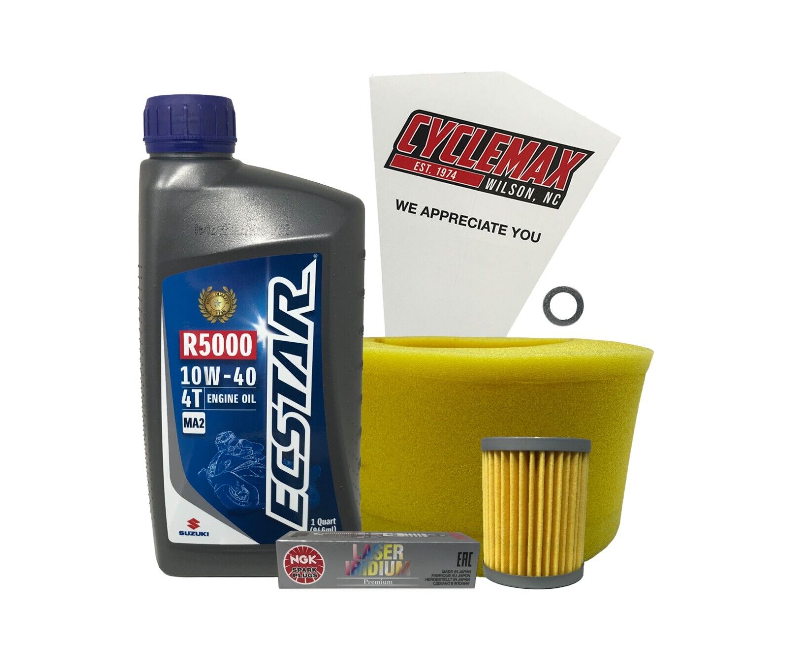 Cyclemax Standard Tune Up Kit w/ Spark Plug fits 2001-2019 Suzuki DR-200