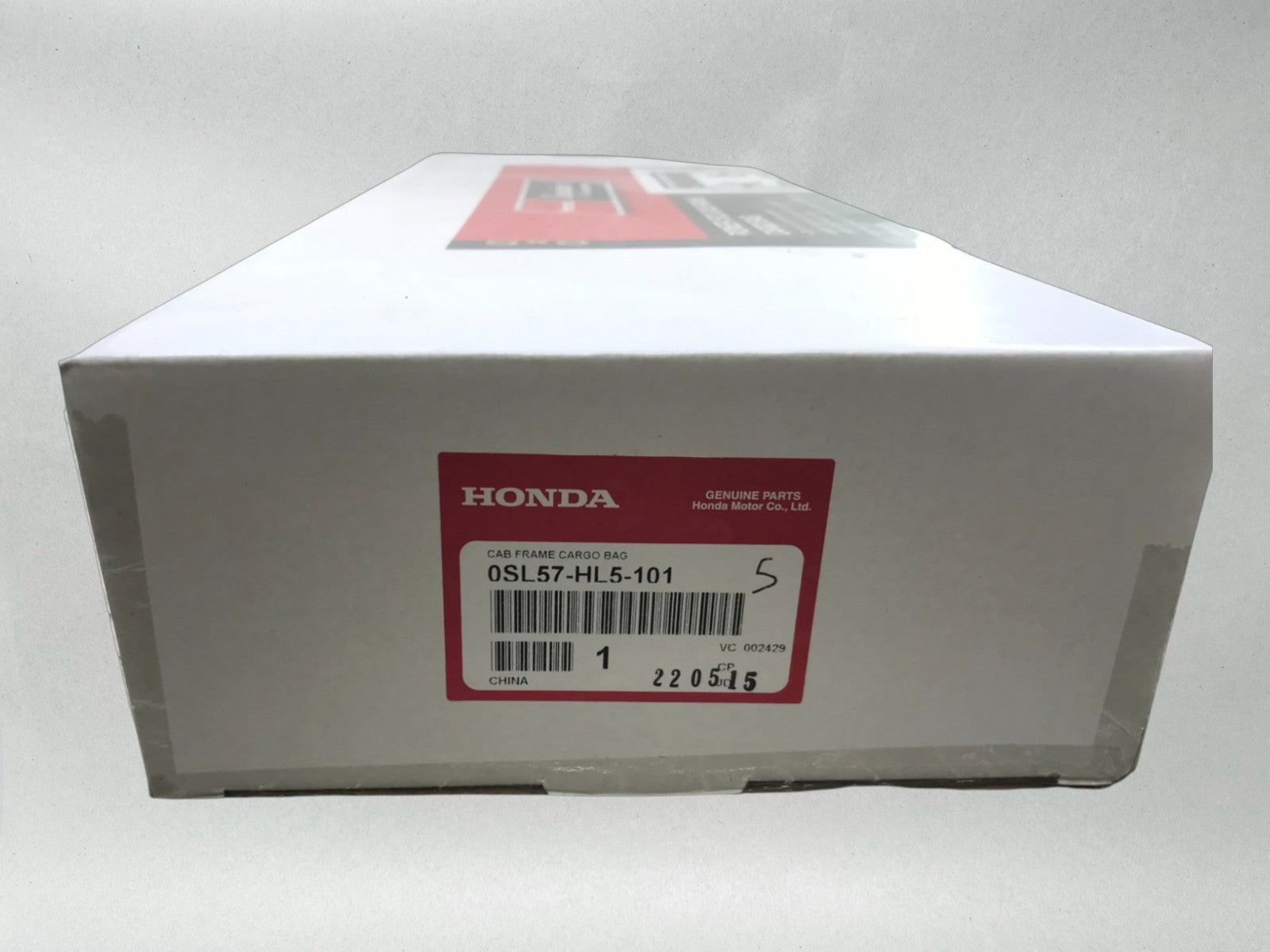 Honda Genuine OEM Pioneer 500 Cab Frame 2015-24 Cargo Bag 0SL57-HL5-101