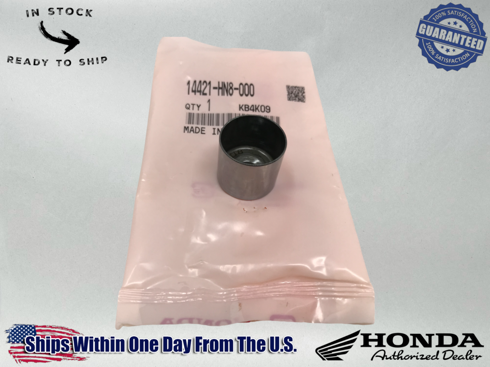 Honda Genuine OEM Authentic CAM FOLLOWER 14421-HN8-000 14421-HN8-000