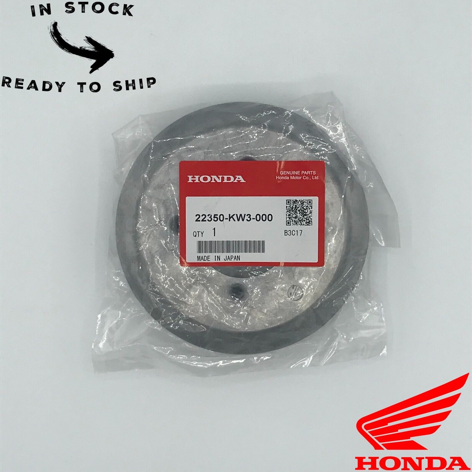 Genuine OEM Honda Engine Clutch Basket Hub Pressure Plate 22350-KW3-000