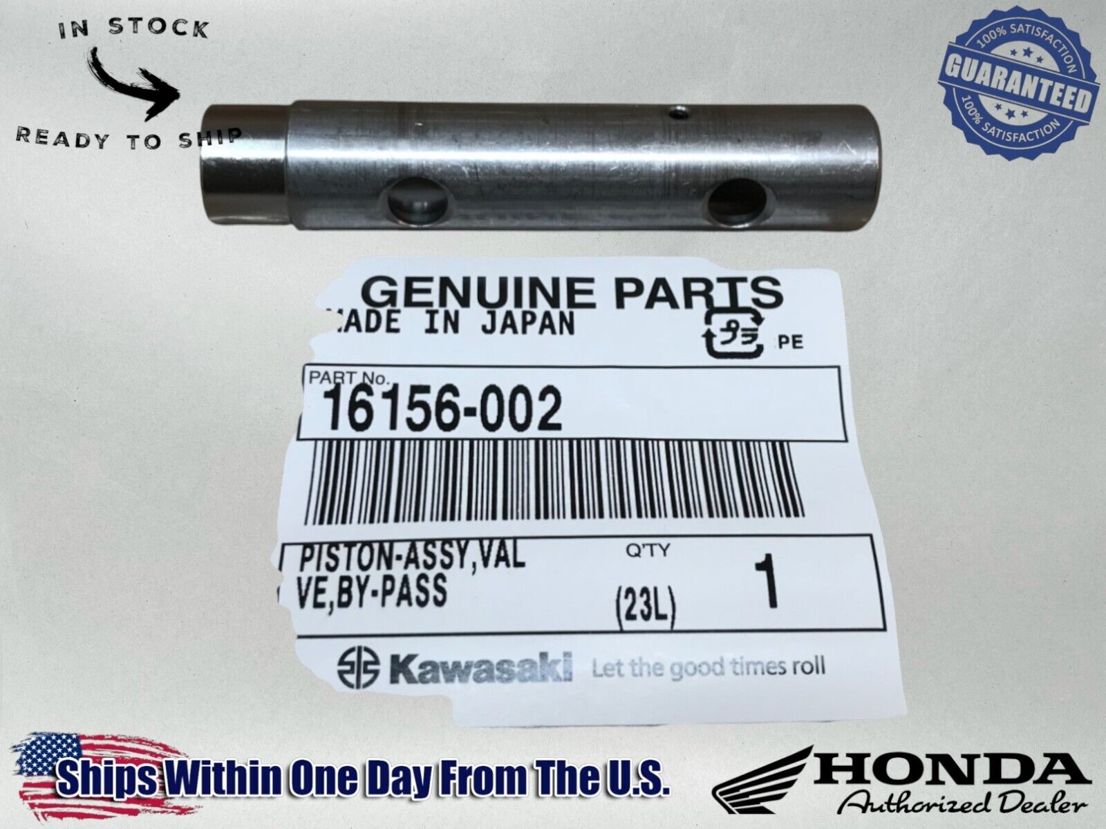 Kawasaki Genuine OEM Authentic Valve Piston 16156-002