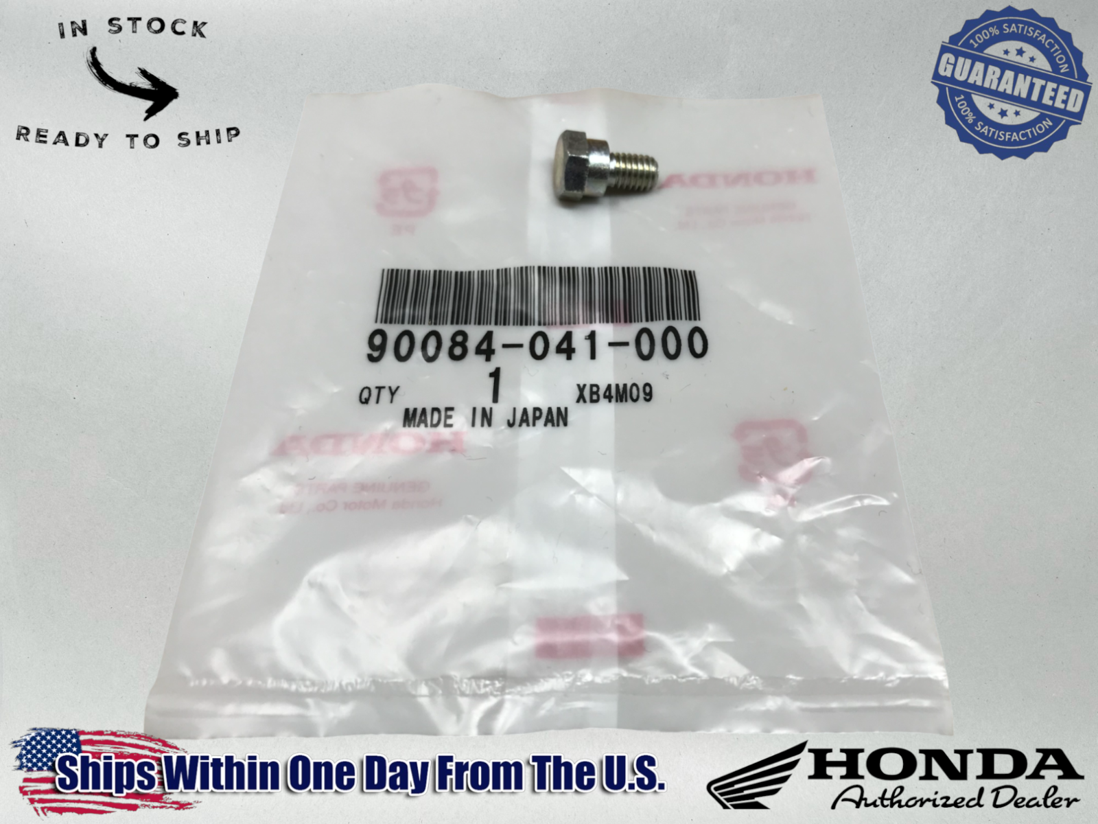 Honda OEM XR250R XR250 CR80 CR85 DRIVE SPROCKET FIXING BOLTS 90084-041-000