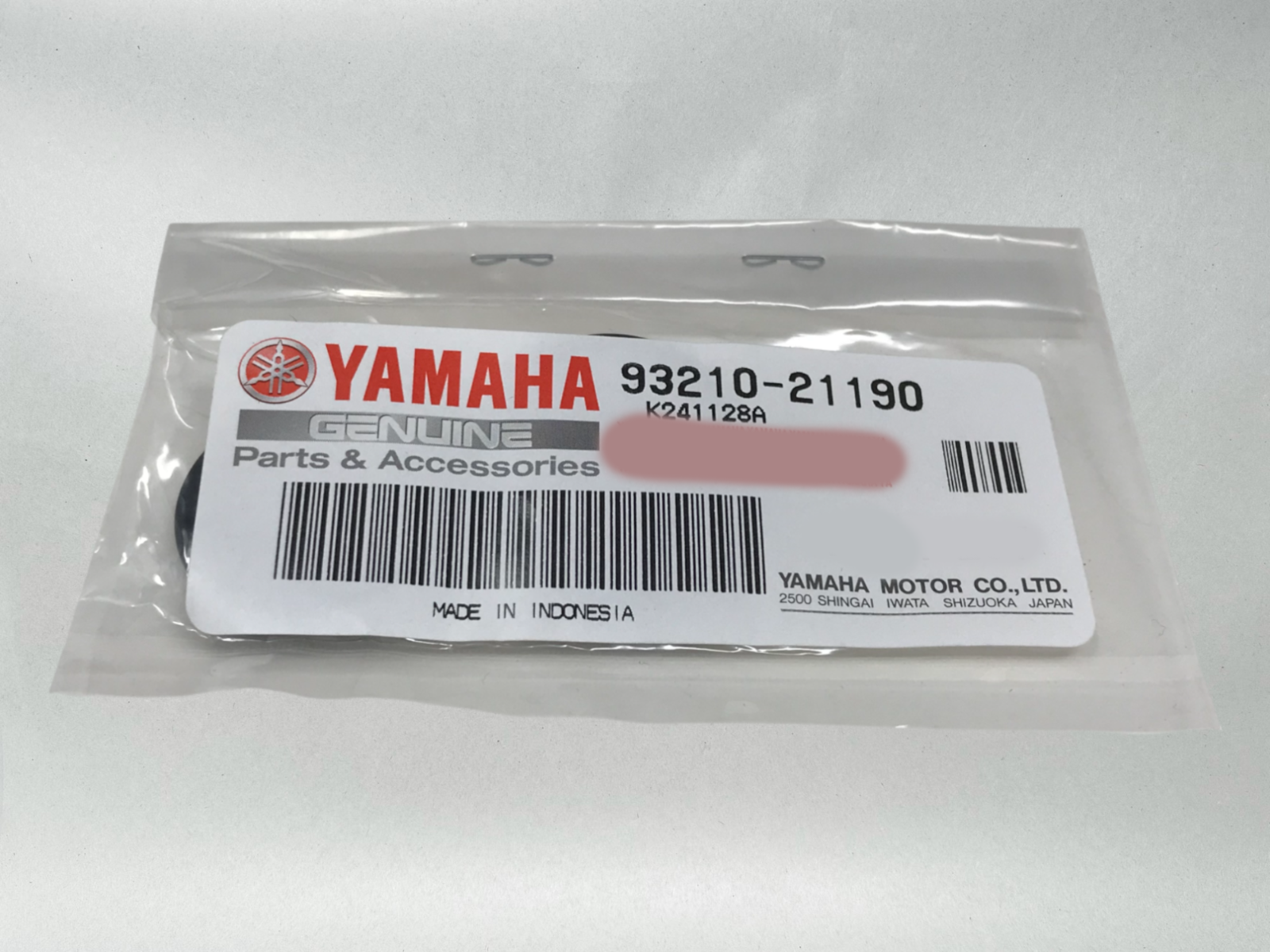 Yamaha Genuine OEM Authentic O-RING 93210-21190-00