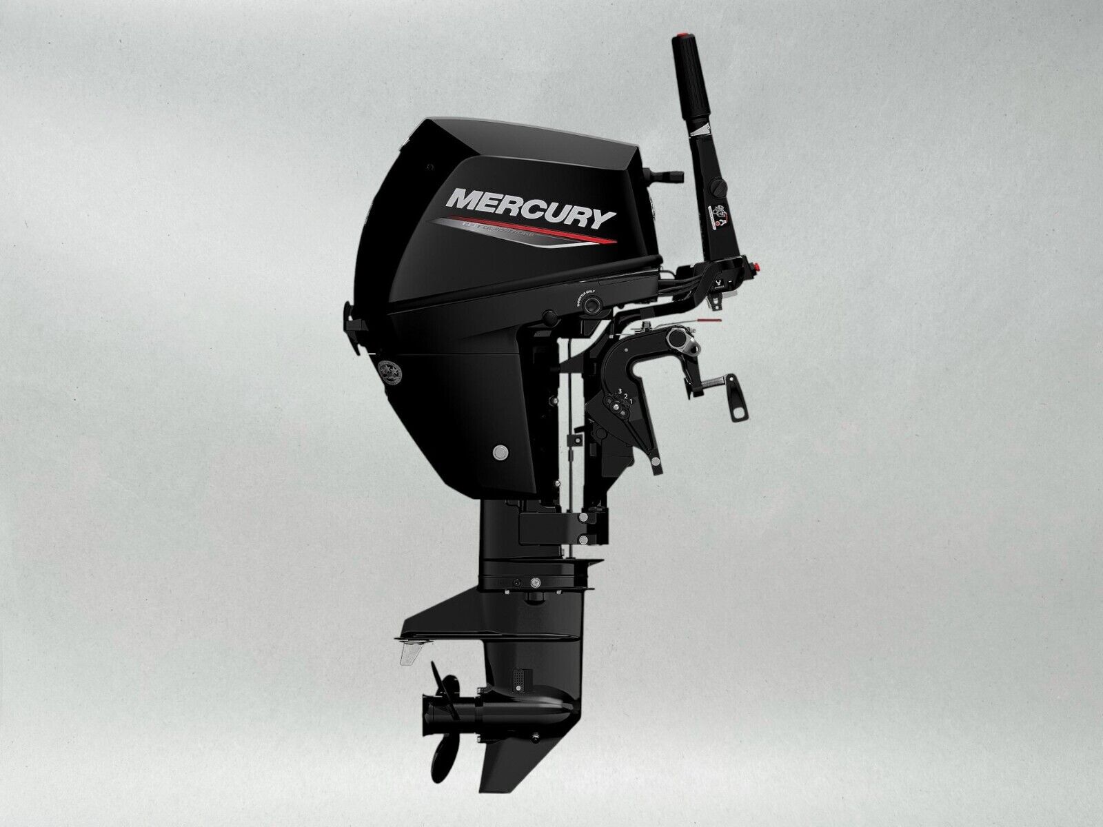 Mercury 9.9hp EFI Tiller FourStroke Outboard Motor, 15" Shaft Model ME 9.9EH 4S