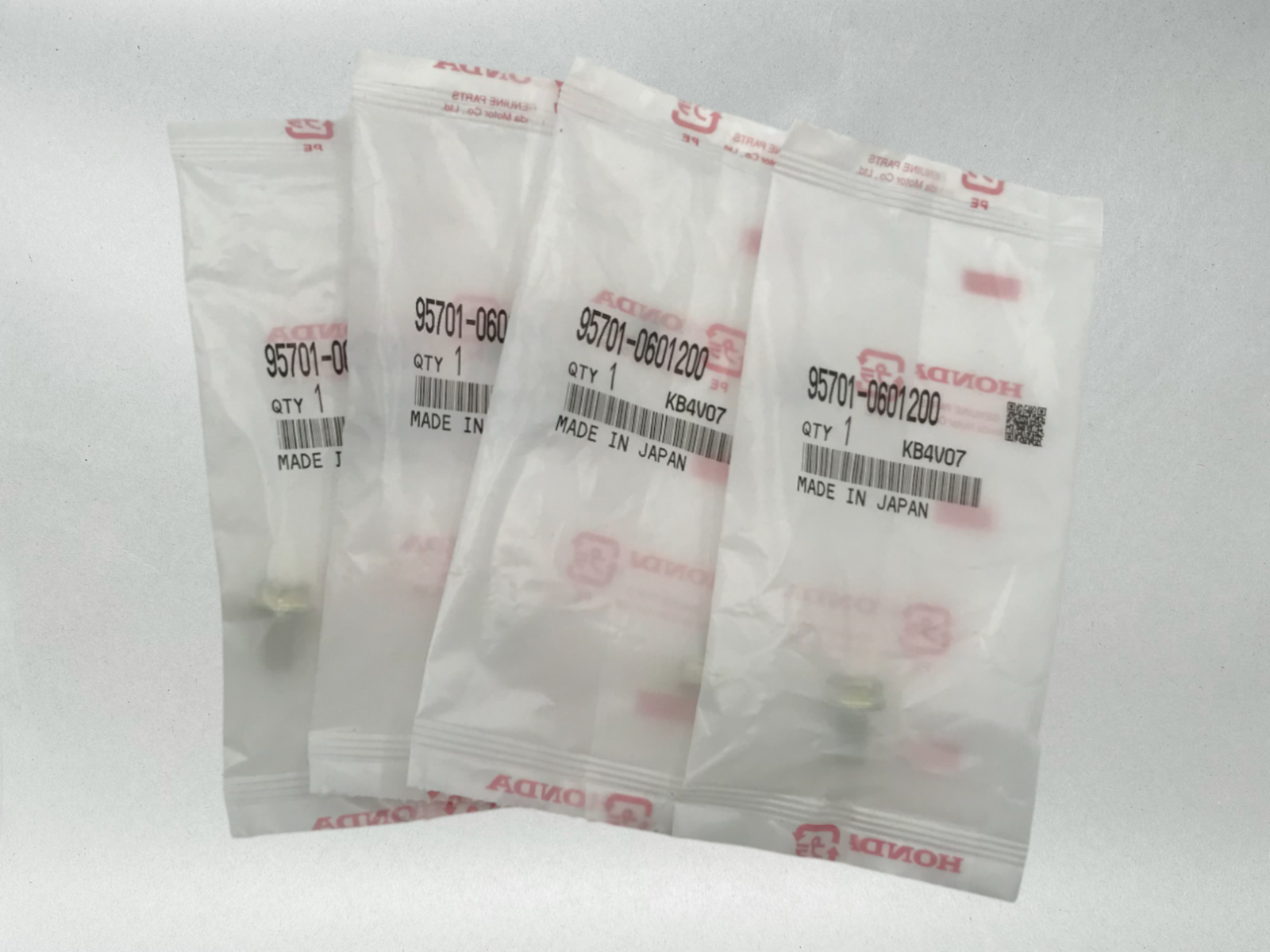 Honda Genuine OEM Flange Bolt (6x12) 4 Pack 95701-06012-00