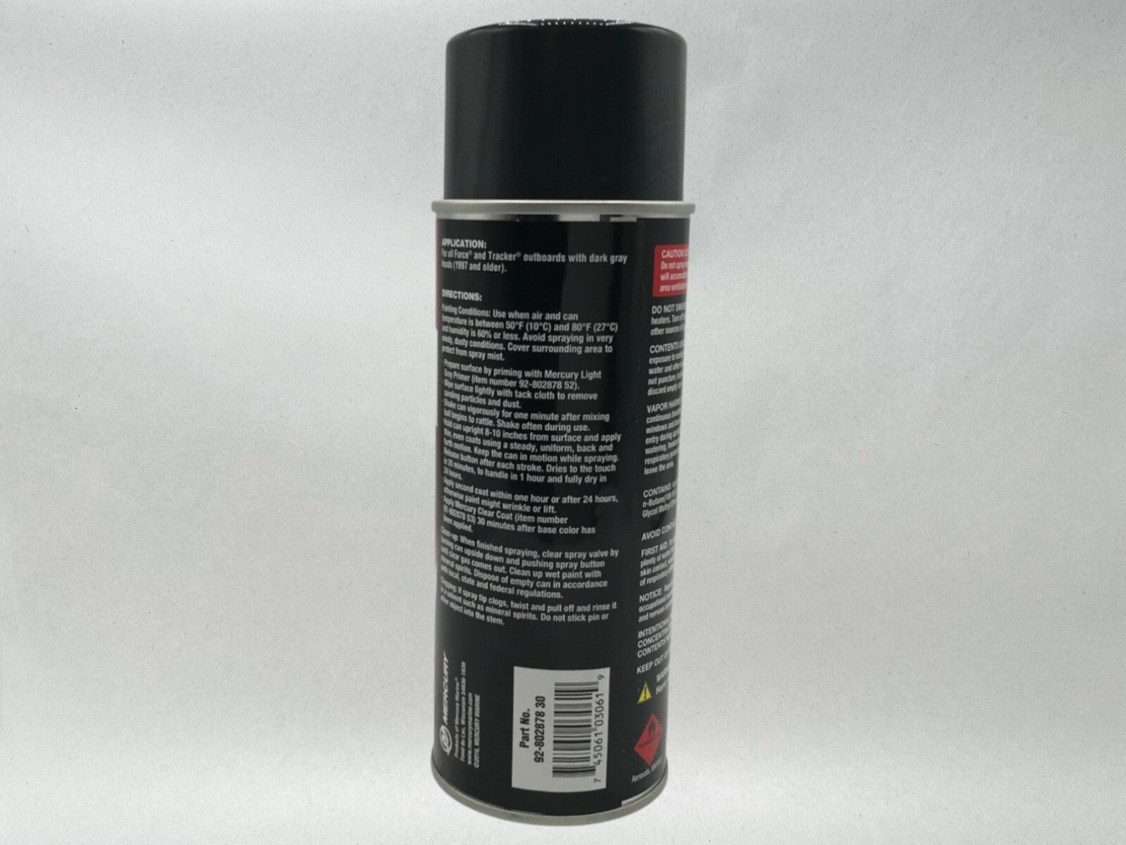 Mercury Genuine OEM Graphite Grey Spray Paint 12 OZ 92-80287830 6 Pack