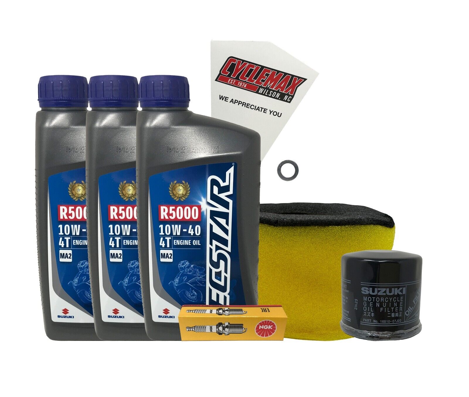 Cyclemax Standard Tune Up Kit w/ Spark Plug fits 2000-2001 Suzuki LT-A500