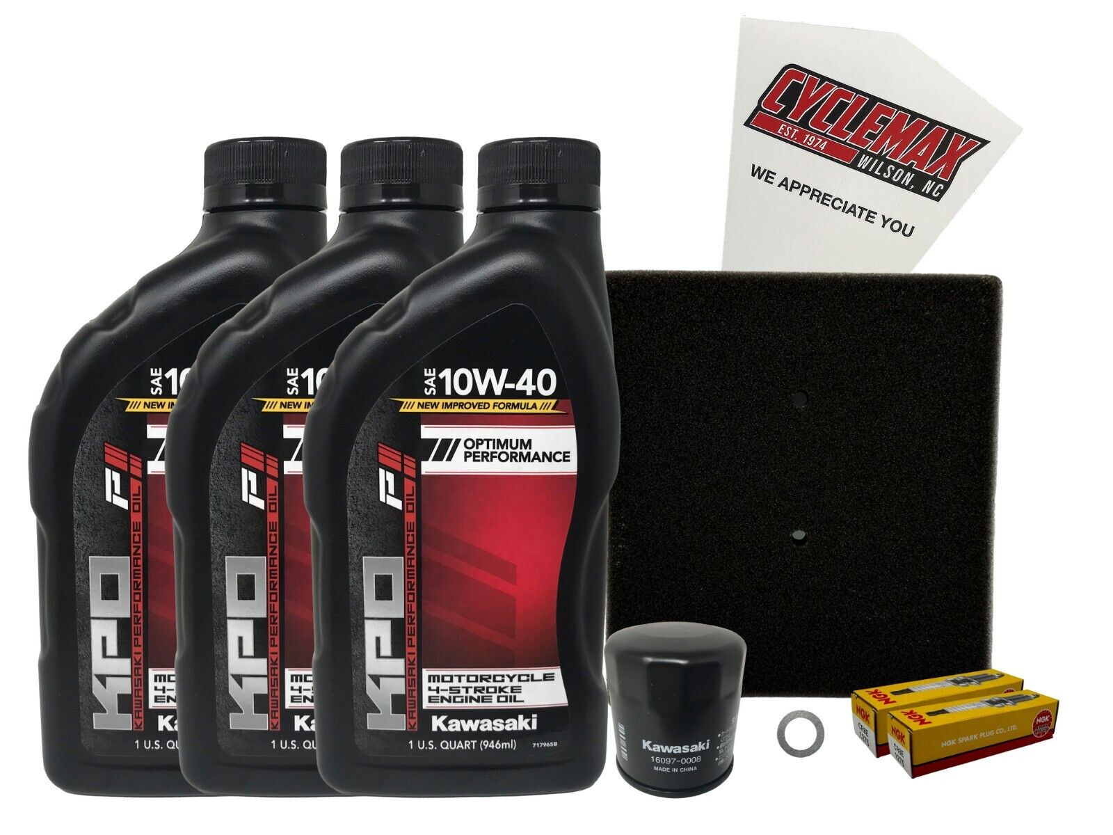 Cyclemax Standard Tune Up Kit w/ Plugs fits Kawasaki 2017- 2023 Versys X300