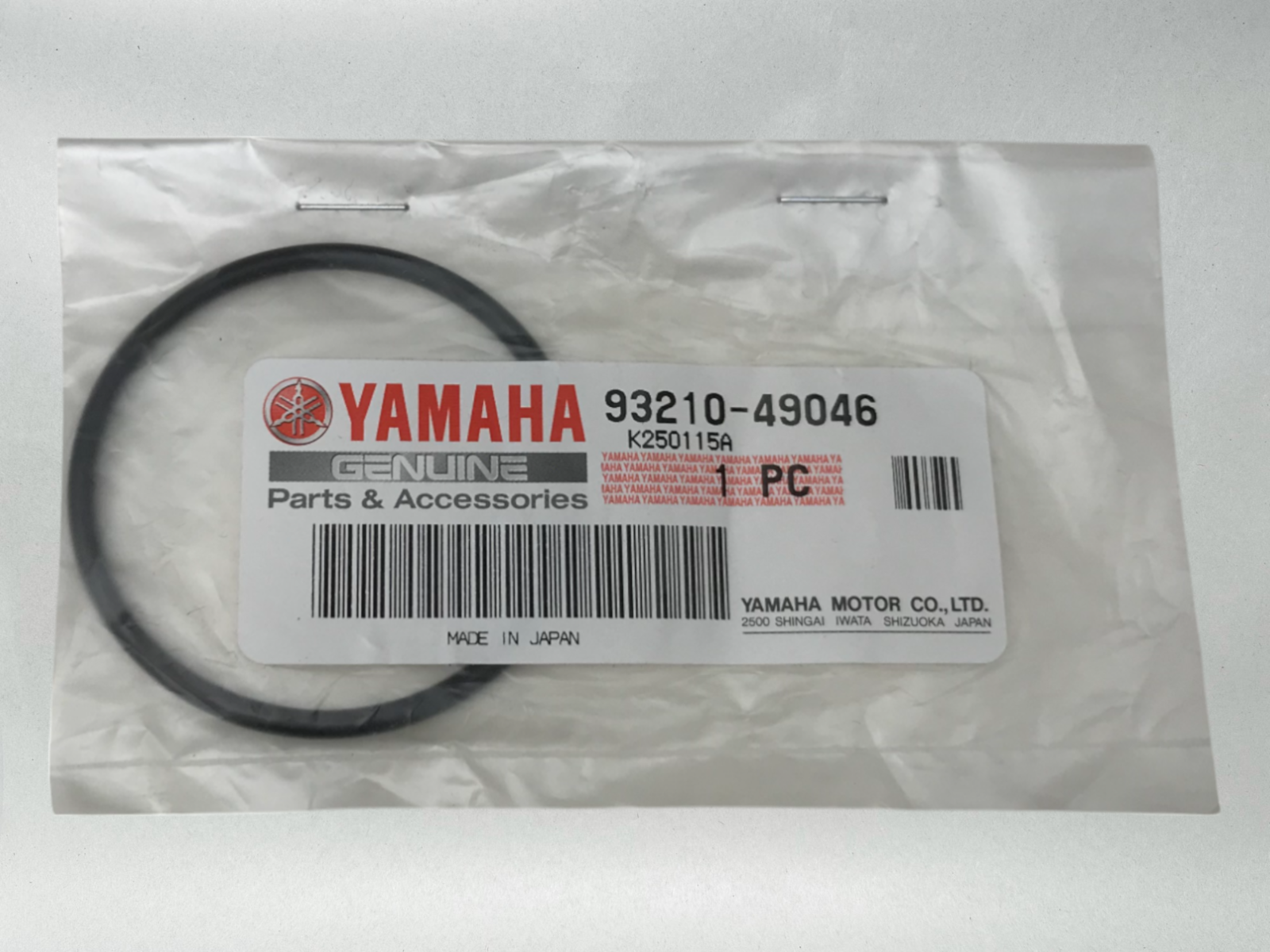 Yamaha Genuine OEM Authentic O-Ring 93210-49046-00