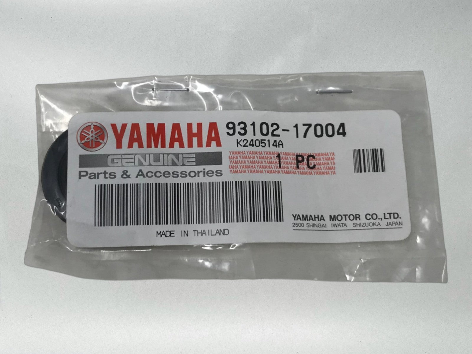 Yamaha Genuine OEM Authentic Clutch Push Lever Governor Roller Seal Assembly