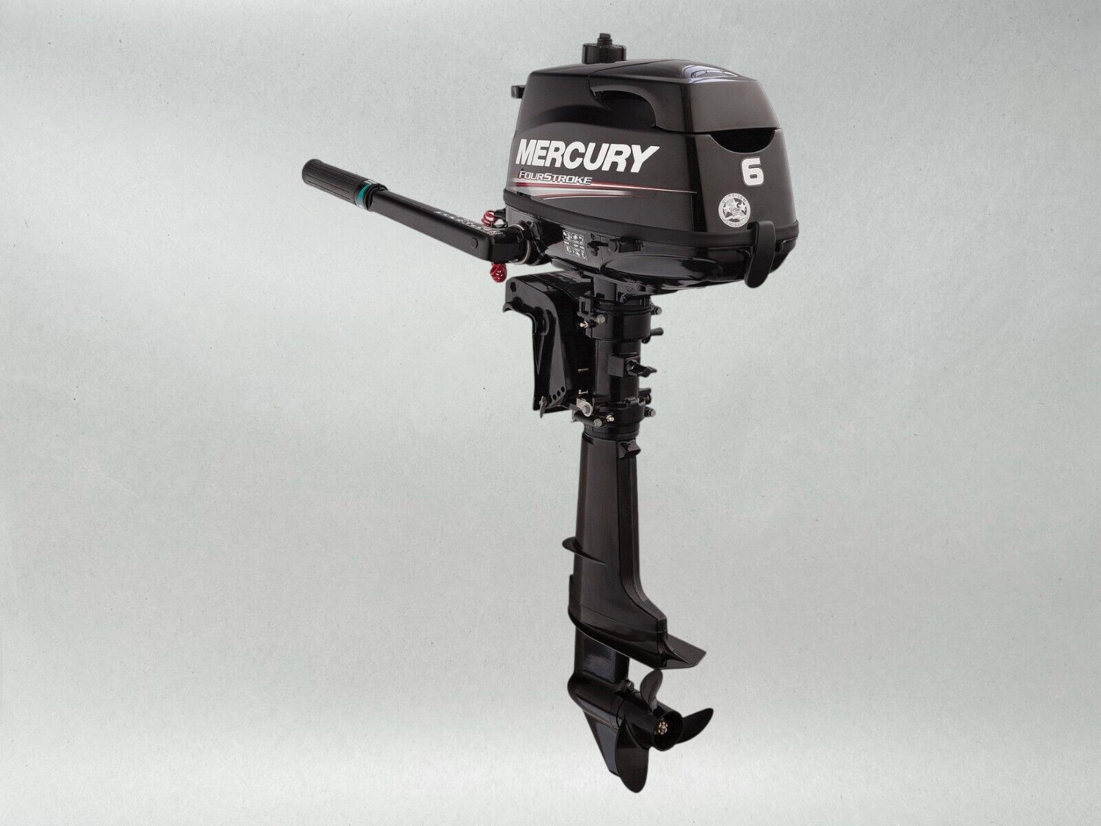 Mercury 5hp Tiller FourStroke Outboard Motor, 15" Shaft Model ME 5MH
