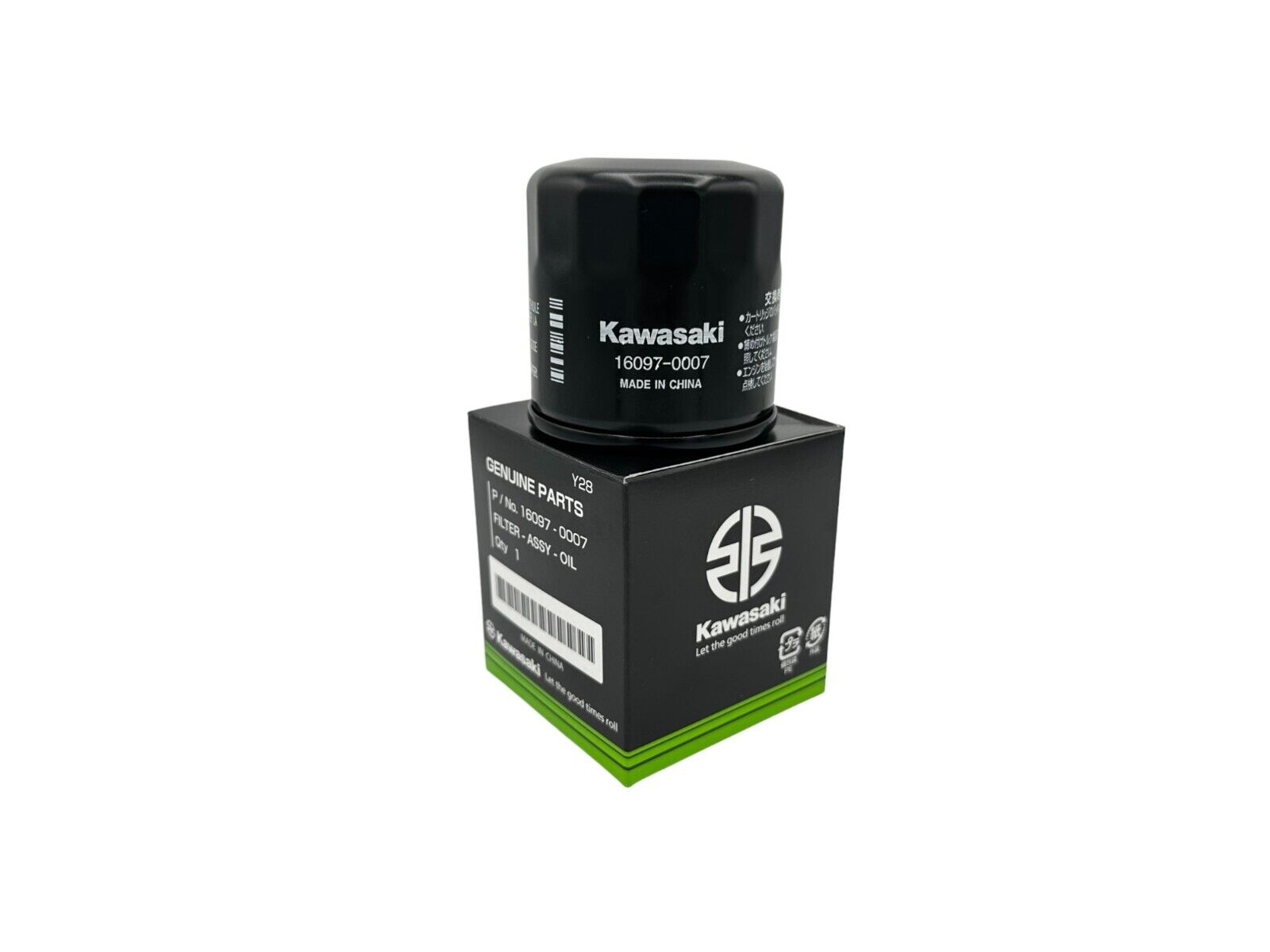 Kawasaki 16097-0007 2 Pack Oil Filter New OEM