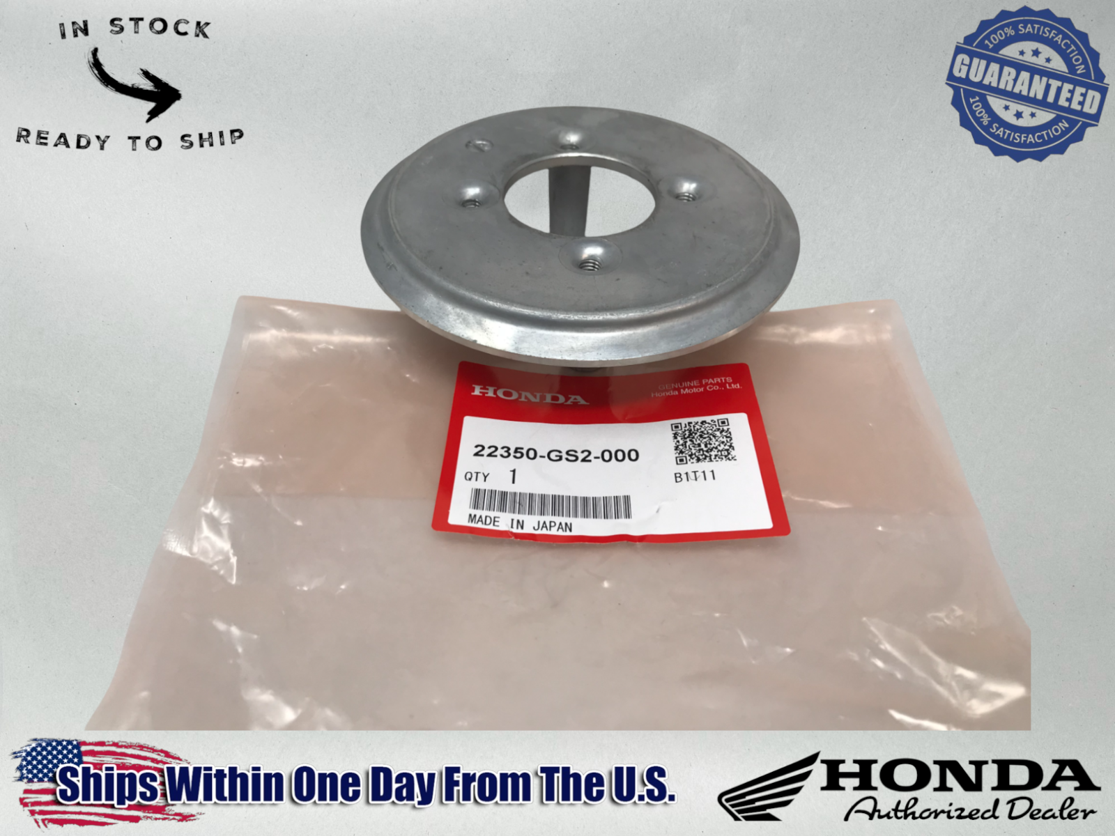 Honda OEM CLUTCH PRESSURE PLATE 87-02 CR80R 03-06 CR85R 22350-GS2-000