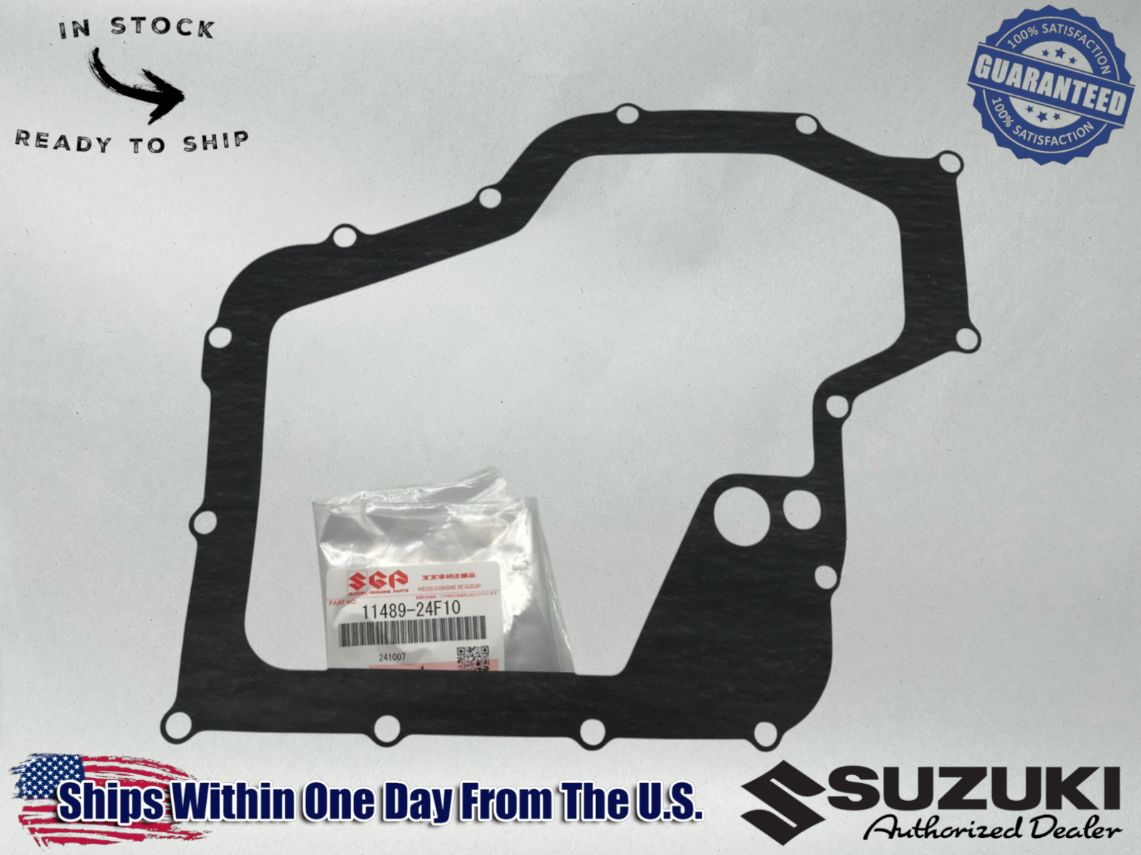 Suzuki OEM 1999-24 HAYABUSA GSX1300R GSX 1300 R OIL PAN GASKET 11489-24F10