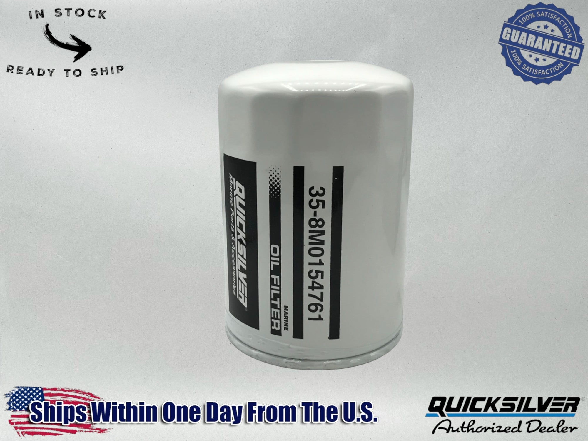 Quicksilver Genuine OEM Authentic Oil Filter 35-8M0154761