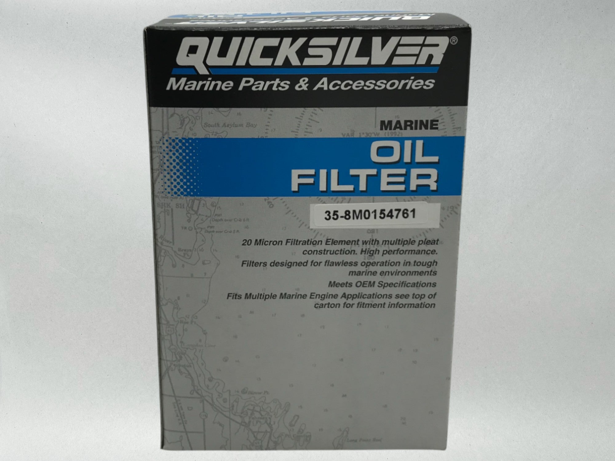 Quicksilver Genuine OEM Authentic Oil Filters 35-8M0154761 12 Pack