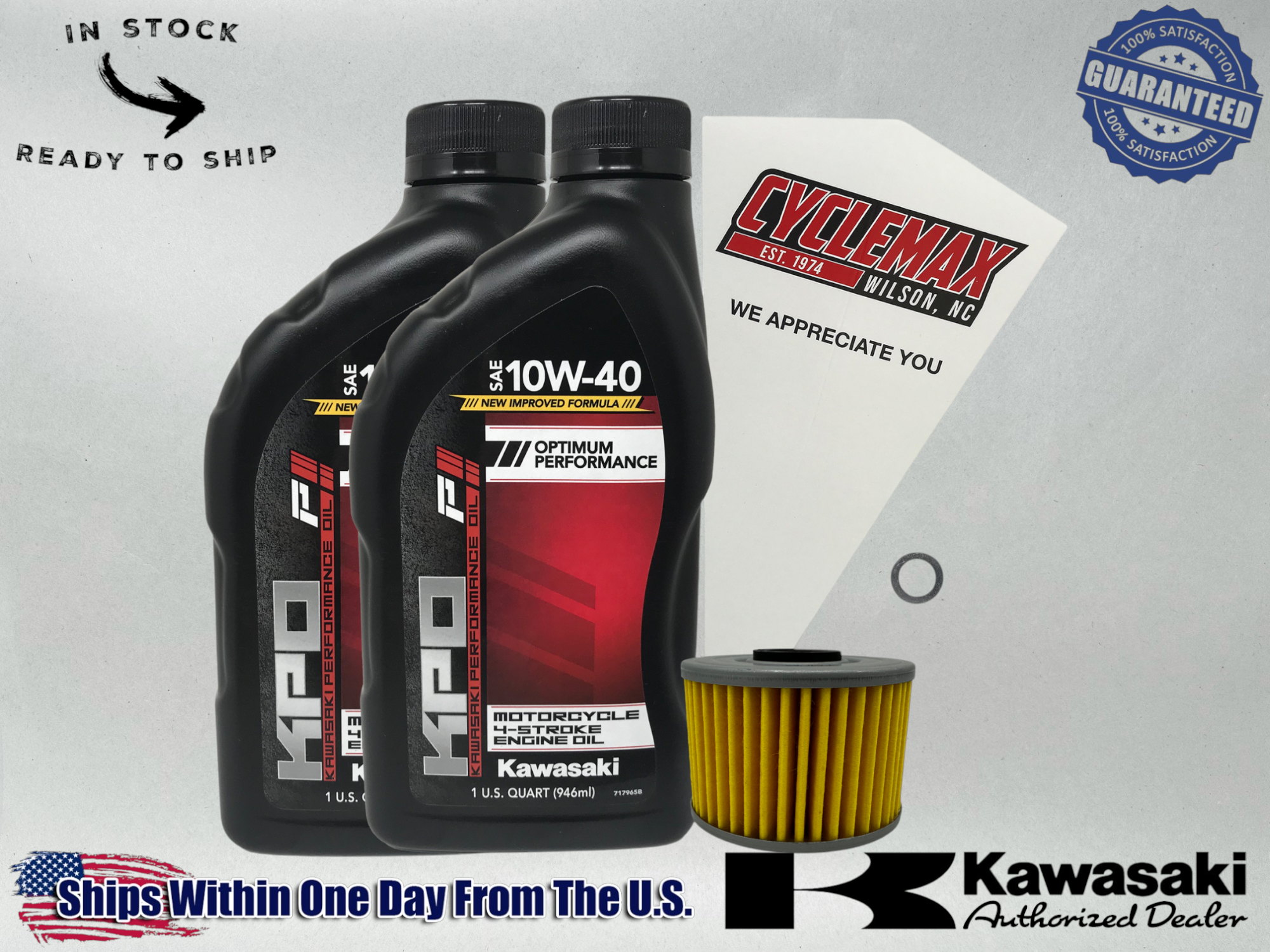 Cyclemax Standard KPO Oil Change Kit fits 2020-2025 Kawasaki KLX230