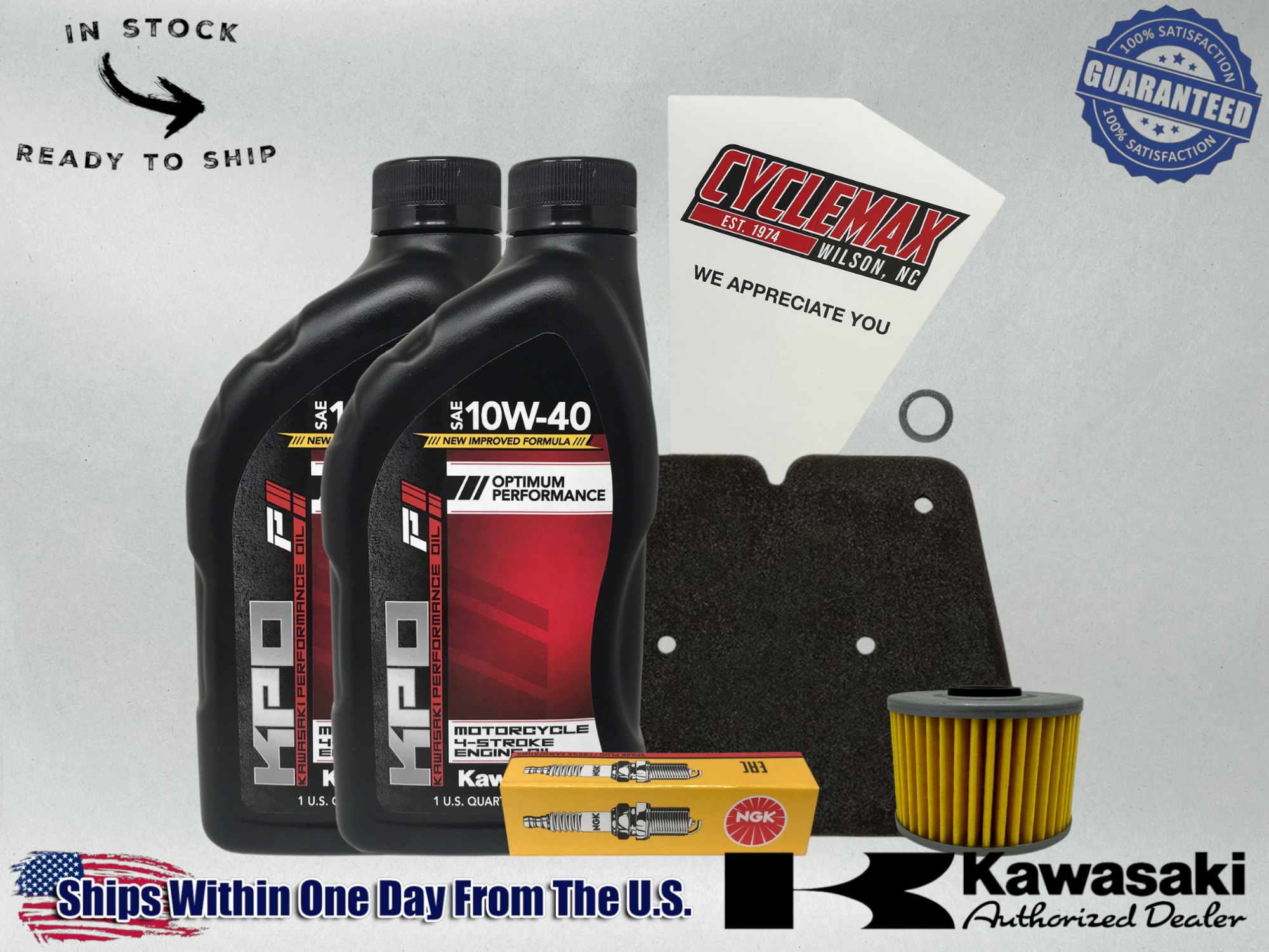 Cyclemax Standard KPO Tune-Up Kit fits 2020-2025 Kawasaki KLX230