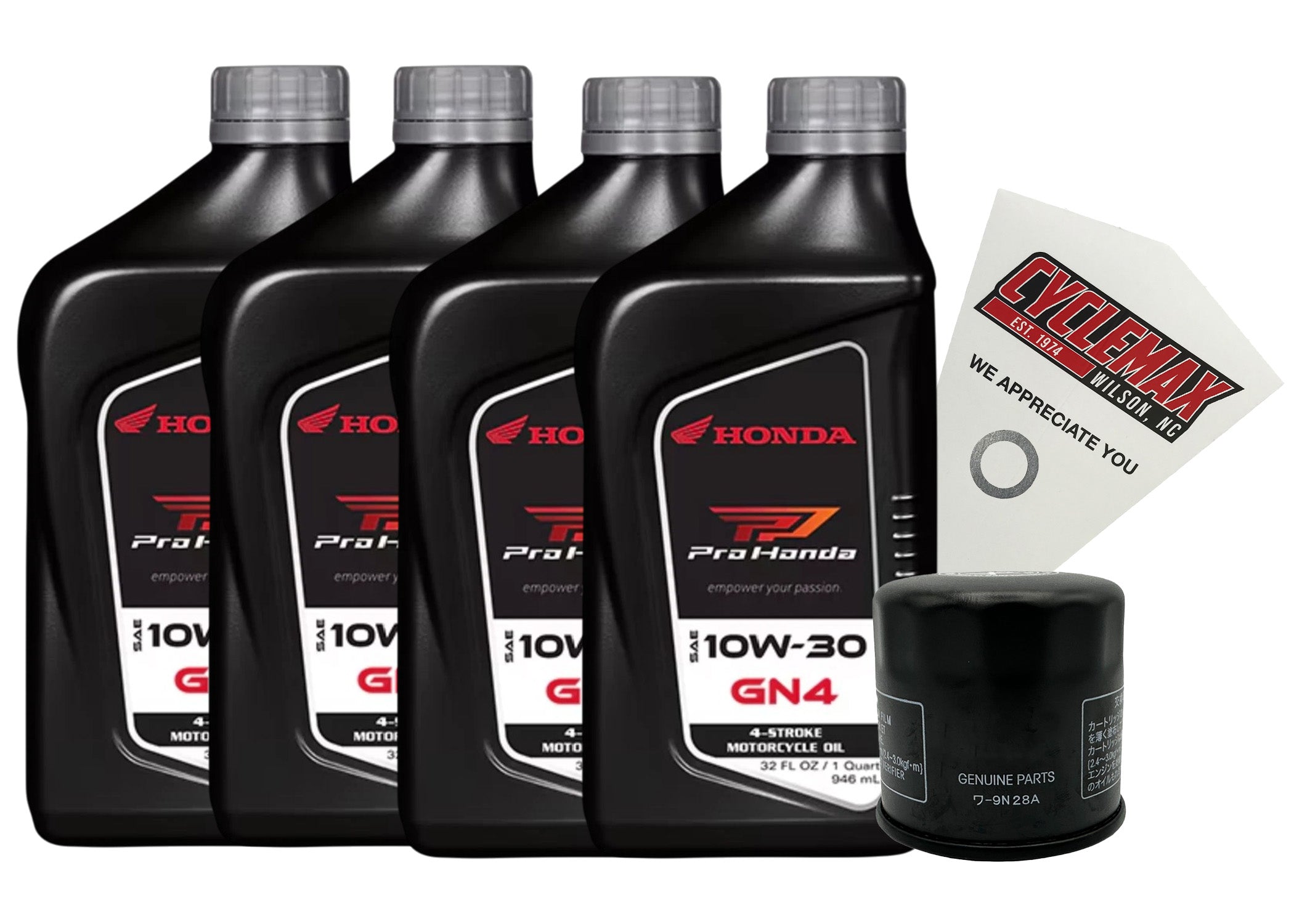 Honda GN4 Standard 10W-30 Oil Change Kit for 1991-2003 CB750