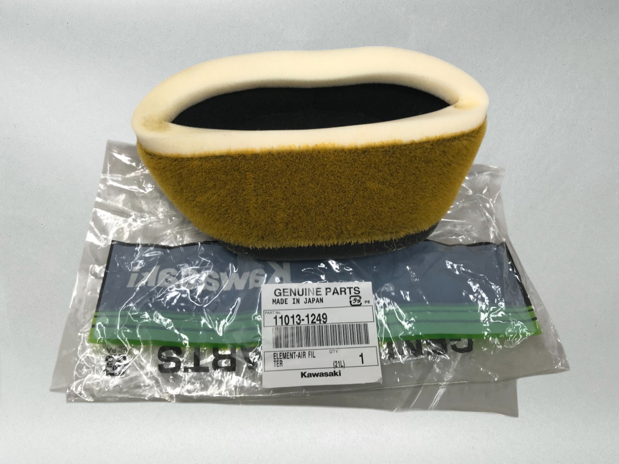 NEW KAWASAKI GENUINE OEM 11013-1249 ELEMENT-AIR FILTER