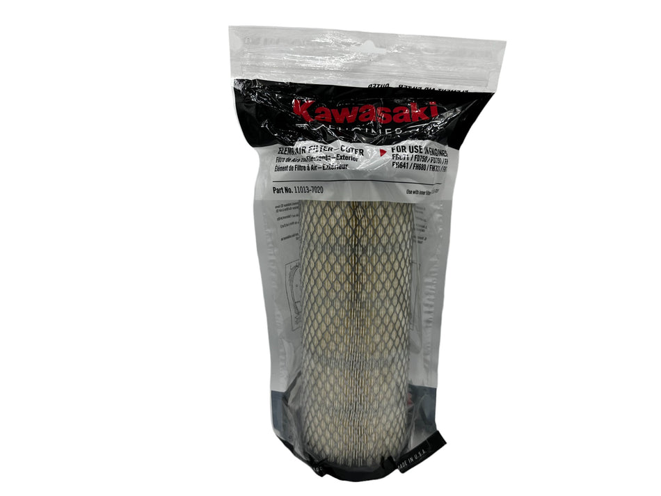 Genuine OEM Kawasaki Engines 11013-7020 Element Air Filter - Outer