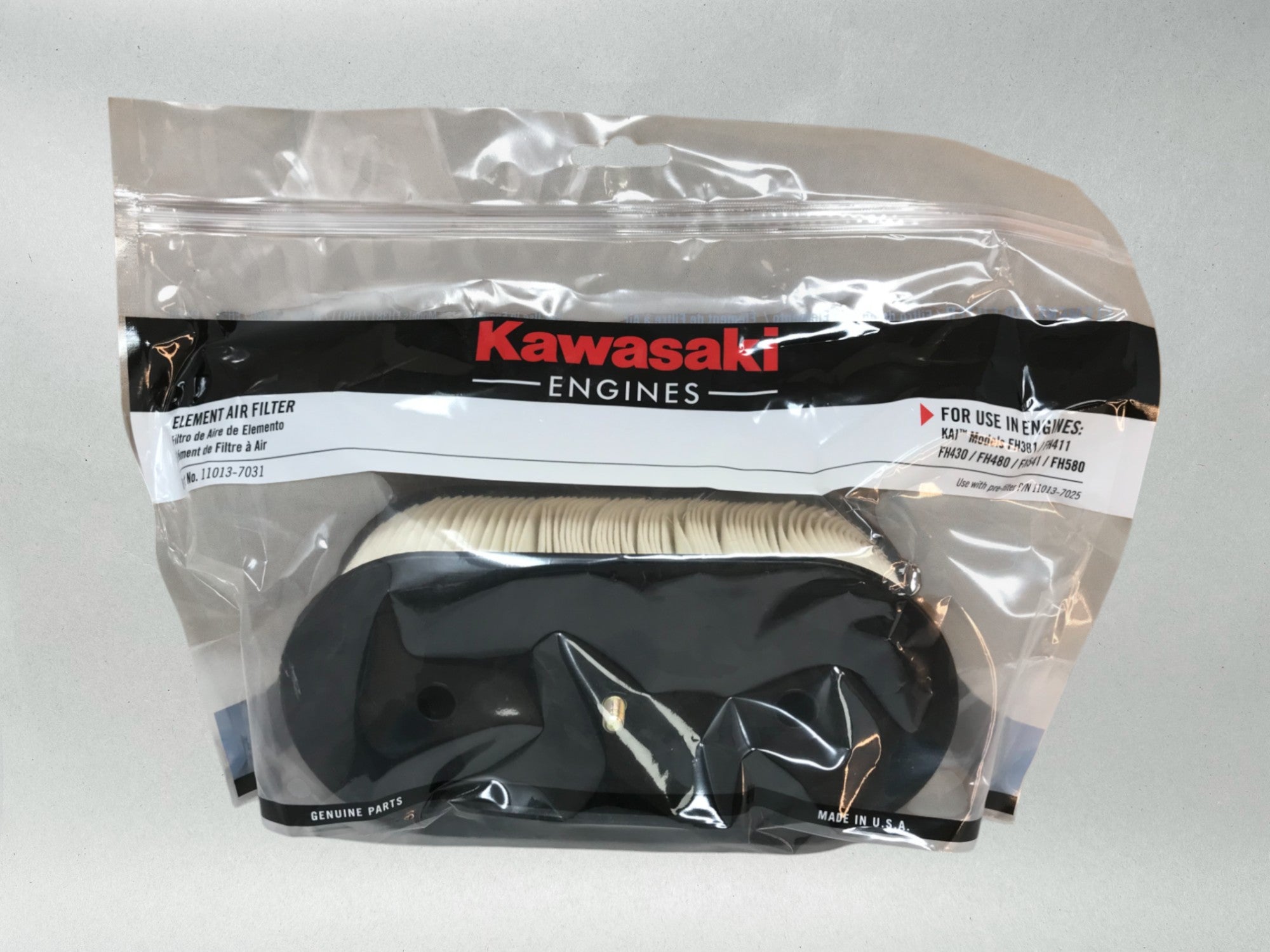 Genuine OEM Kawasaki Engines 11013-7031 Element Air Filter