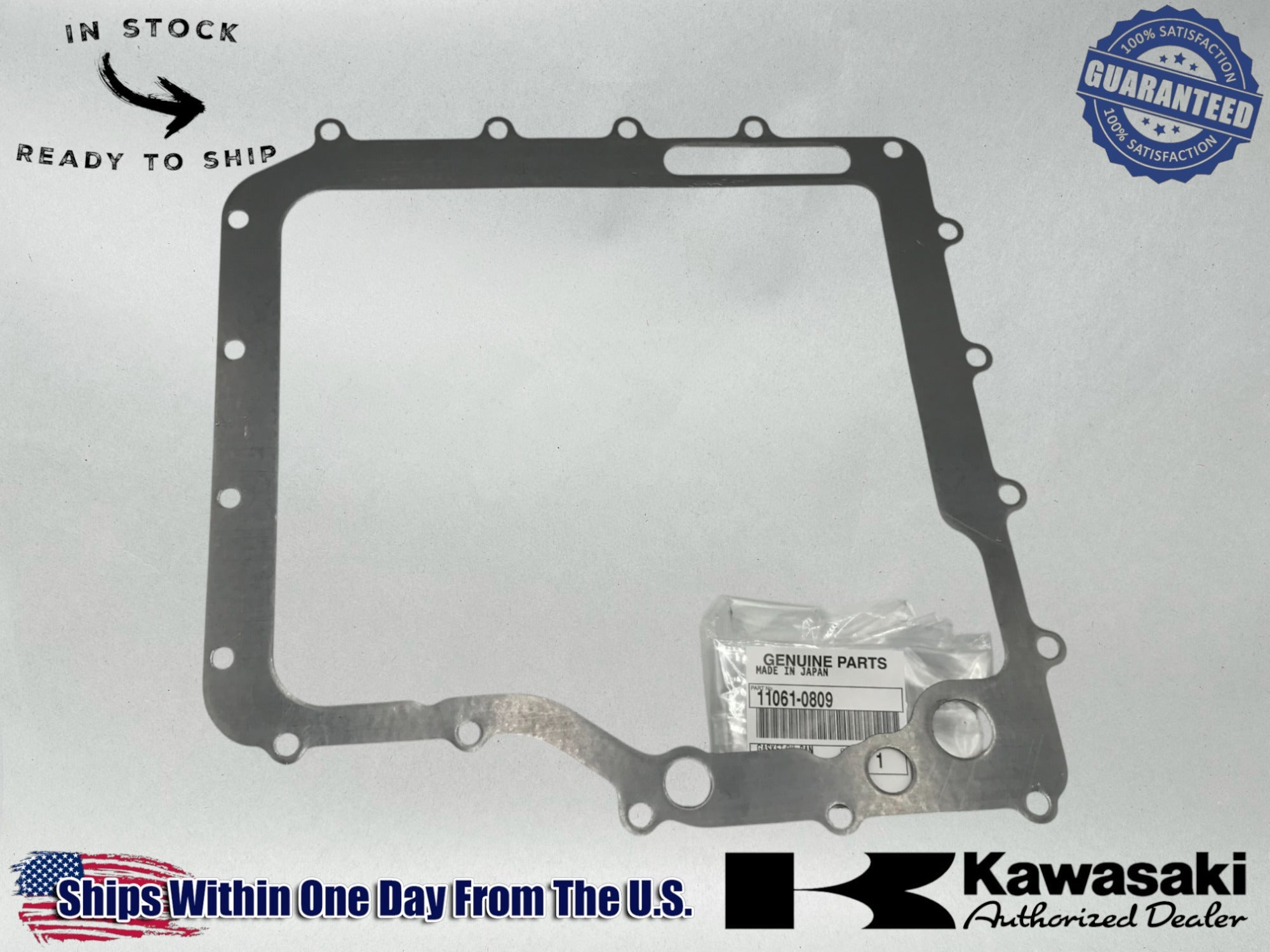Kawasaki Genuine 2006-24 NINJA ZX-14/14R CONCOURS 14 OIL PAN GASKET 11061-0809
