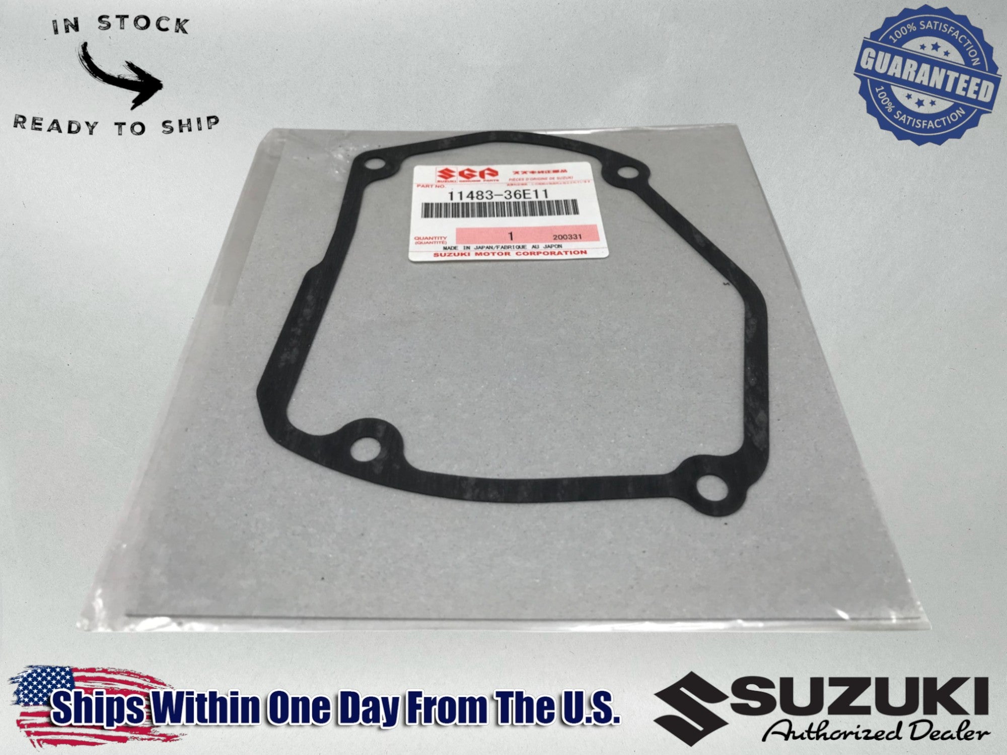 Suzuki Genuine OEM Magneto Cover Gasket 11483-36E11