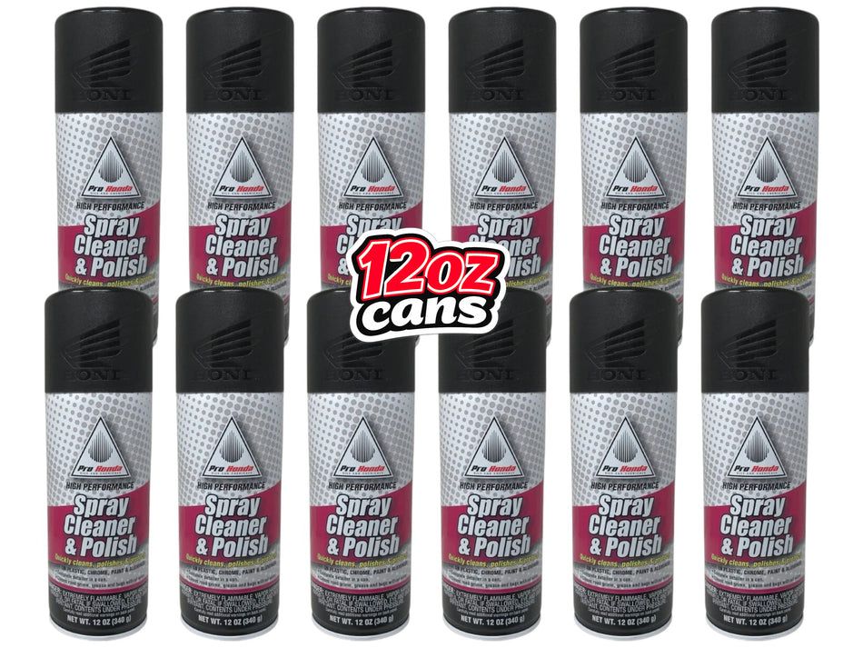 Honda Genuine OEM Spray Cleaner & Polish 08732-SCP00 - 12 Pack