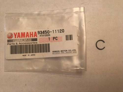 OEM Yamaha Piston Circlip 93450-11120-00