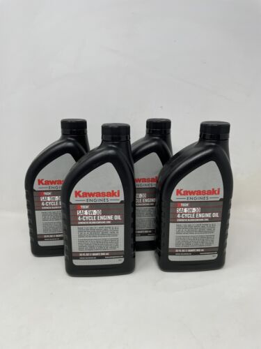 OEM Kawasaki Lawn Mower SAE 5W30 4-Cycle Engine Oil (4) QUARTS