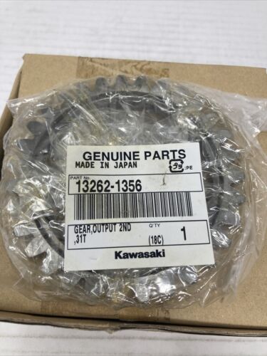 KAWASAKI NINJA ZX10 GEAR,OUTPUT 2ND,31T 13262-1356 NEW OEM