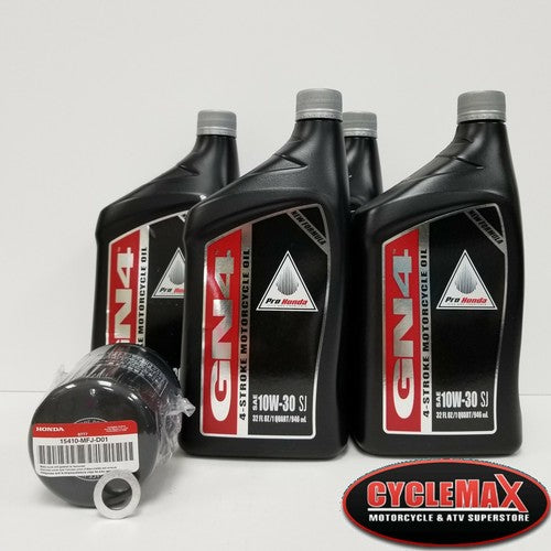 Honda GN4 Standard 10W-30 Oil Change Kit for 2001-2014 GL1800 GOLD WING