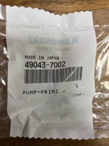 NEW Genuine OEM Kawasaki 49043-7002 Priming Pump Assembly Primer Bulb