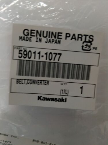 Genuine 00-18 MULE Converter Drive Belt OEM KAWASAKI 59011-1077