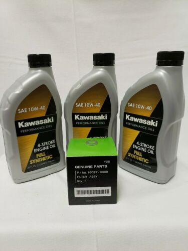 2007 Kawasaki Ninja 650R Full Synthetic Oil Change Kit