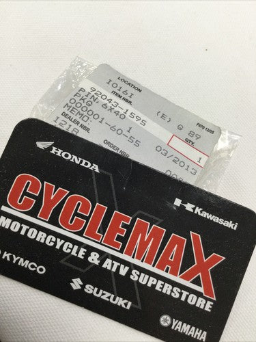 NOS OEM FACTORY KAWASAKI ZX600 ZX1200 ZX900 ZX1100 PIN 92043-1595