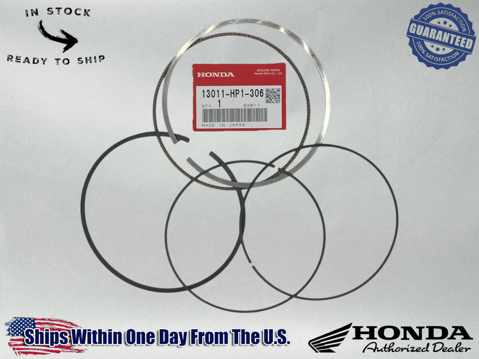 Honda OEM (06-09 / 12-14) TRX450R TRX450ER Piston Ring Set STD 13011-HP1-306