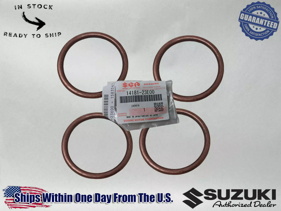 Suzuki OEM Authentic 2017 - 2024Gsxr 1000 Gsx-RExhaust Gasket 14181-04K00