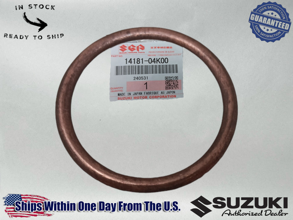Suzuki OEM Authentic 2017 - 2024Gsxr 1000 Gsx-RExhaust Gasket 14181-04K00