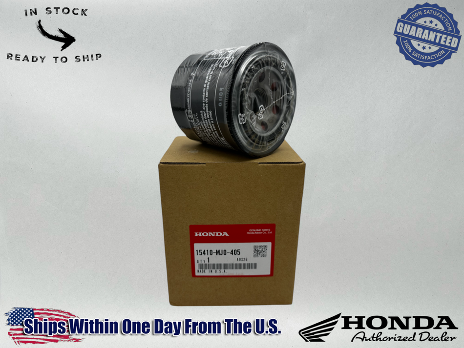 HONDA Genuine OEM Authentic Oil Filter 15410-MJ0-405